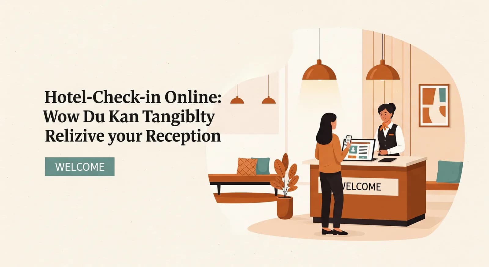 Hotel-Check-in online: Wie Sie Ihre Rezeption spürbar entlasten