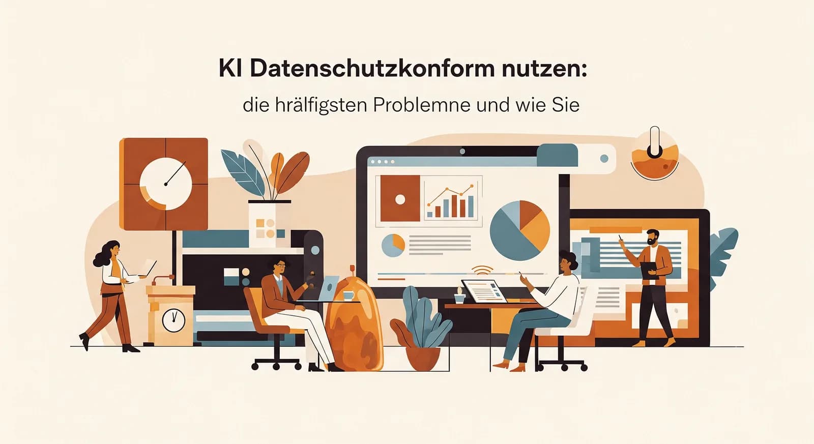 KI datenschutzkonform nutzen: die häufigsten Probleme und wie Sie sie lösen