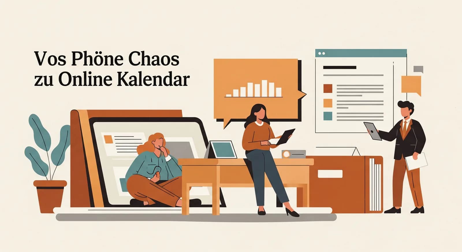 Kundentermine verwalten: Vom Telefon-Chaos zum Online-Kalender