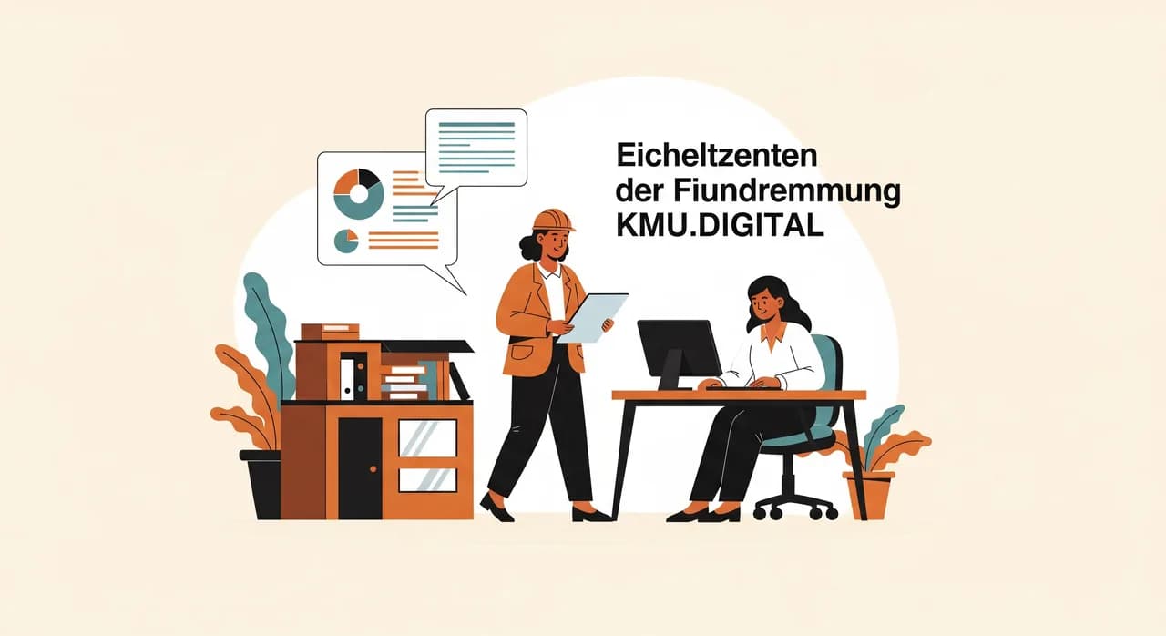 Kleines österreichisches Unternehmen prüft die Voraussetzungen für die KMU.DIGITAL Förderung am Arbeitsplatz