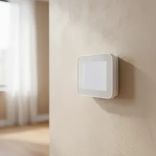 Wandthermostat im Wohnzimmer