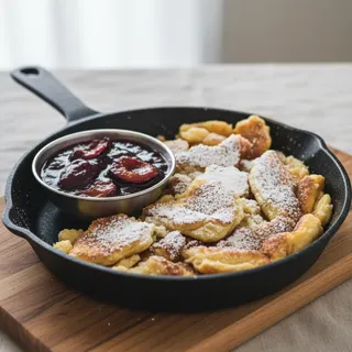 Kaiserschmarrn mit Staubzucker